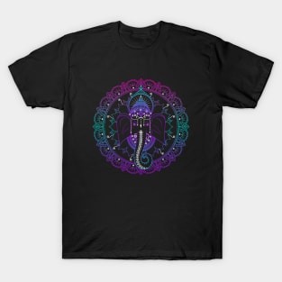 Ganesh multi color mandala T-Shirt